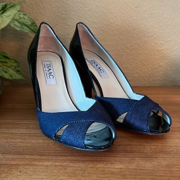Isaac by Isaac Mizrahi peep toe shoes - Picture 1 of 13